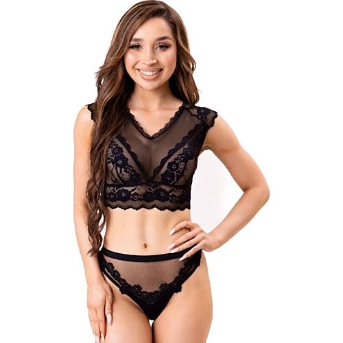 Lingerie Set LIVCO CORSETTI ELIN mit Transparenz und Eleganz