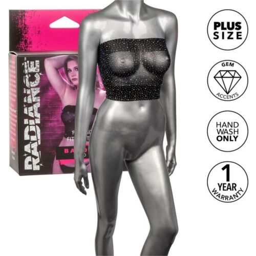 Lencería Sexy CALEXOTICS Radiance Bandeau Top mit Strass