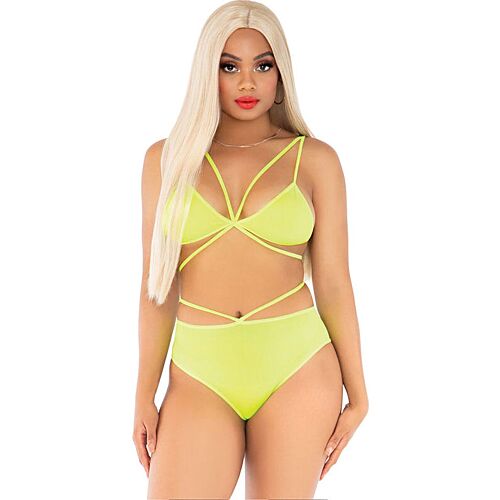 Lingerie Set Leg Avenue - Top und Bragas mit Trägern