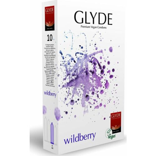 Kondome Glyde Ultra Wildberry – 100% veganer Genuss
