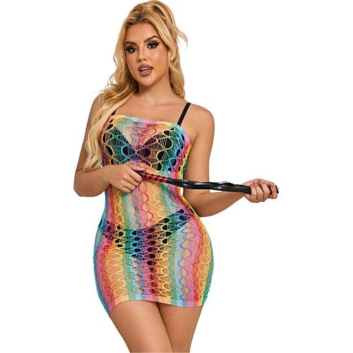 Sexy Body Sublime - Netzkleid mit freien Schultern