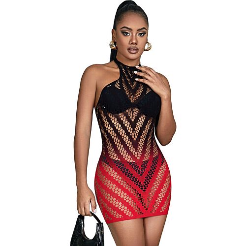 Sexy Kleid SUBBLIME 952242 mit elastischer Netzstruktur