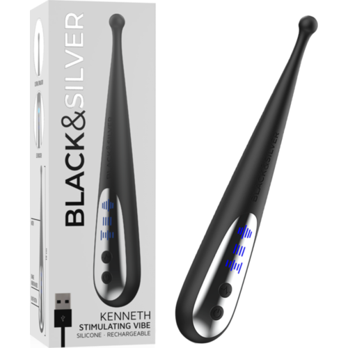 Vibrator BLACK&SILVER KENNETH – stimulierender Clit‑Vibe