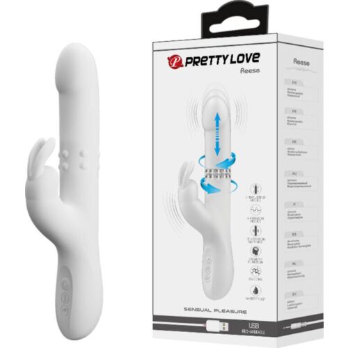 Vibrador Rabbit Pretty Love Reese mit Rotation