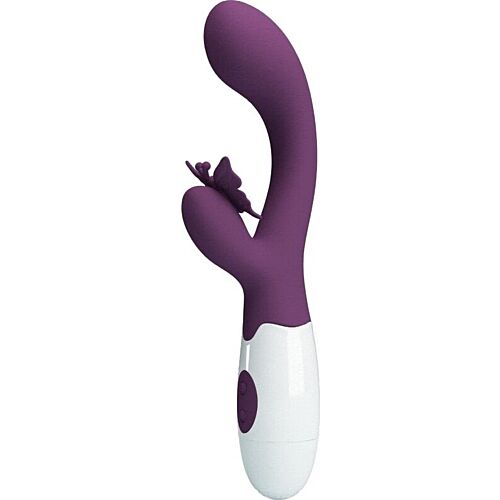 Vibrator Rabbit Pretty Love Butterfly Kiss mit G-Punkt-Stimulation
