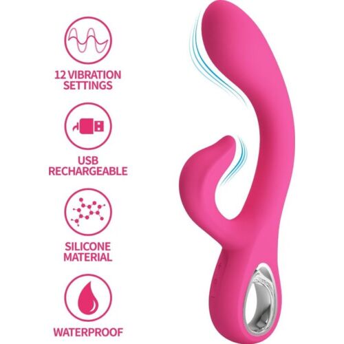Vibrator Rabbit Pretty Love Fritz mit 12 Vibrationsmodi