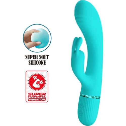 Rabbit Vibrator PRETTY LOVE SCOCCO mit gebogener Spitze