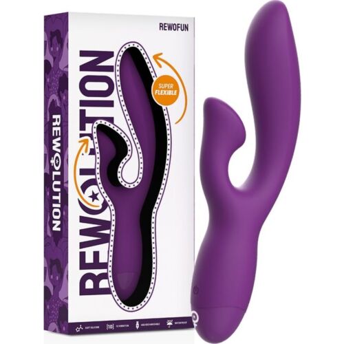 Vibrador REWOLUTION REWOFUN mit Doppelmotor und Flexibilität