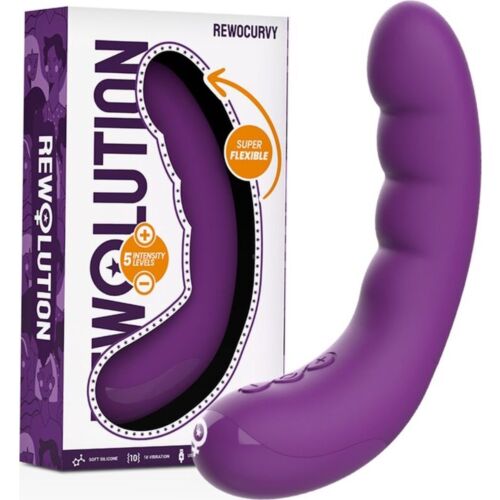 REWOLUTION REWOCURVY Vibrator flexibel und wiederaufladbar