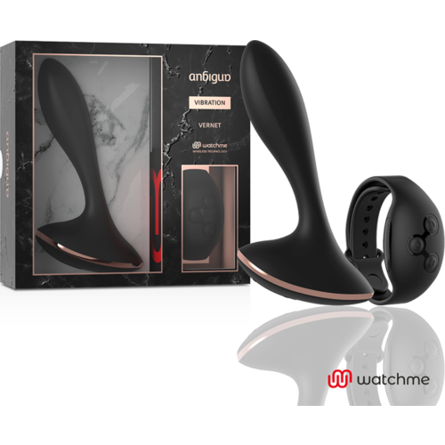Anal Plug ANBIGUO WATCHME mit Fernbedienung und 7 Vibrationsmodi
