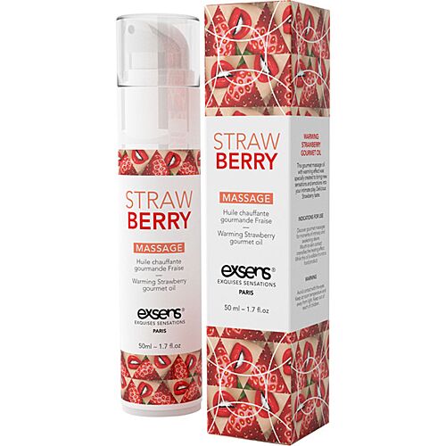 WARMING GOURMET MASSAGE  OIL STRAWBERRY 50ML