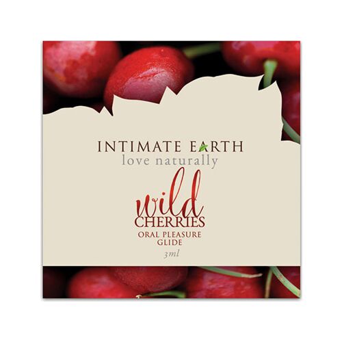 Lubricant Intimate Earth Wild Cherry 3ml mit Kirschgeschmack