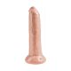 Dildo KING COCK mit beweglicher Vorhaut 23 cm