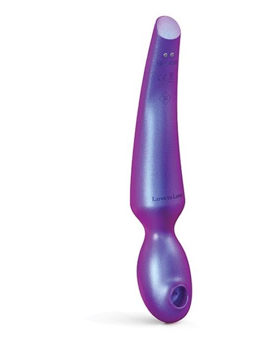 Love to Love Flapping Head Pleaser Wand - Iridescent Night