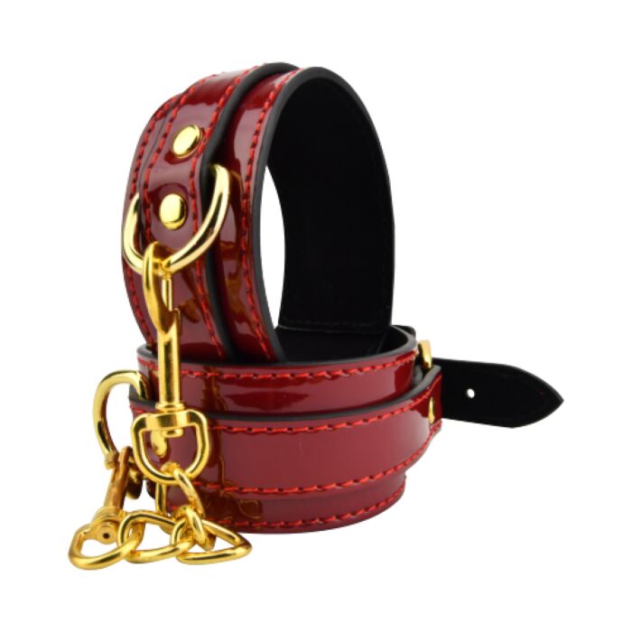 Bound to Please Red Ankle Cuffs Bound to Please Red Ankle Cuffs
