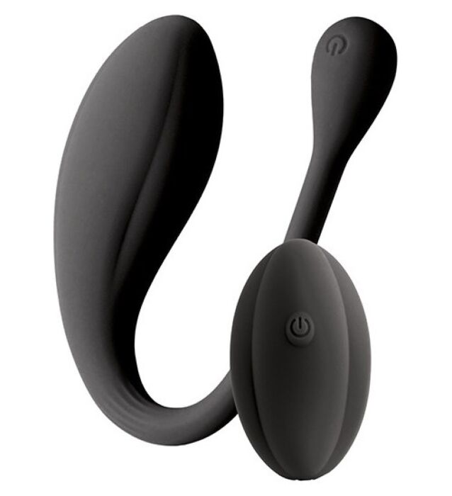 Vibratorei S Pleasures Premium Line VIVIANE Schwarz mit Fernbedienung