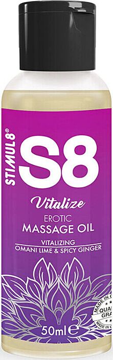 STIMUL8 S8 Vitalize Massageöl Limette 50 ml STIMUL8 S8 Vitalize Massageöl Limette 50 ml