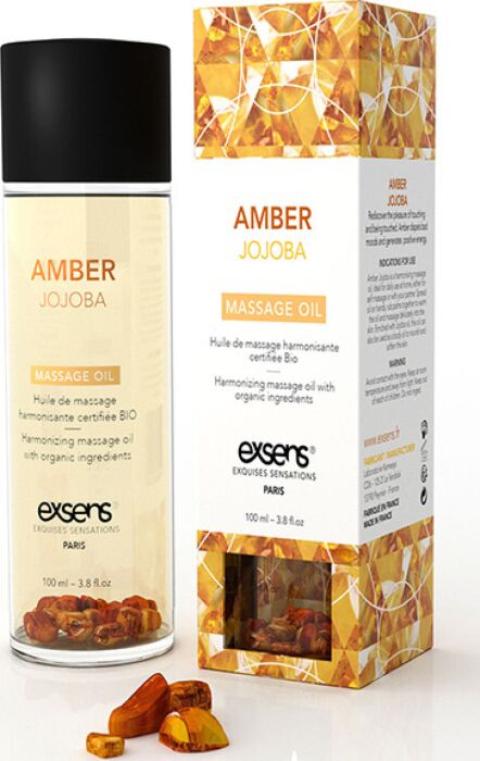 Massageöl Exsens Amber Jojoba mit Bernstein 100 ml Massageöl Exsens Amber Jojoba mit Bernstein 100 ml
