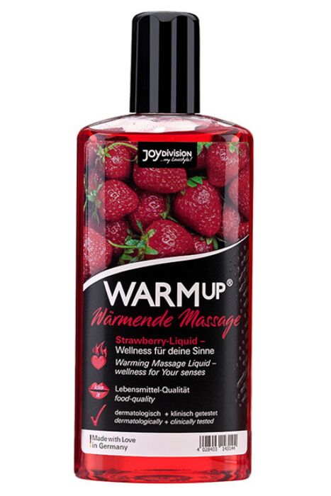Massageöl JOYDIVISION WARMUP Erdbeere - Sofortige Wärme für Massagen Massageöl JOYDIVISION WARMUP Erdbeere - Sofortige Wärme für Massagen