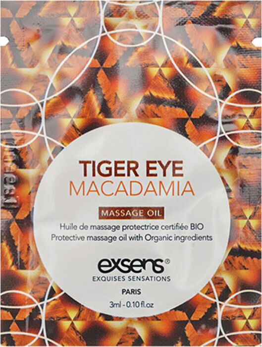 Exsens Tiger Eye Macadamia Massageöl 3 ml Exsens Tiger Eye Macadamia Massageöl 3 ml