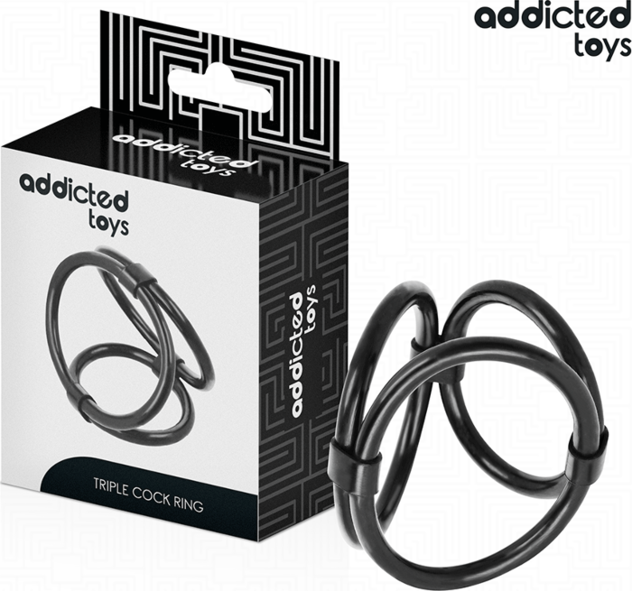 Anillo Triple Addicted Toys - Intensivierung der Lust Anillo Triple Addicted Toys - Intensivierung der Lust