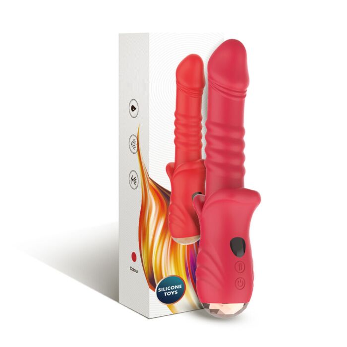 ARMONY - POINT A STIMULATING VIBRATOR DILDO RED ARMONY - POINT A STIMULATING VIBRATOR DILDO RED