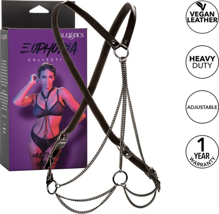 BDSM Harness Calexotics Euphoria Premium Chains