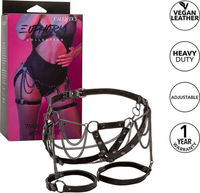 BDSM Arnés CALEXOTICS Euphoria mit Ketten