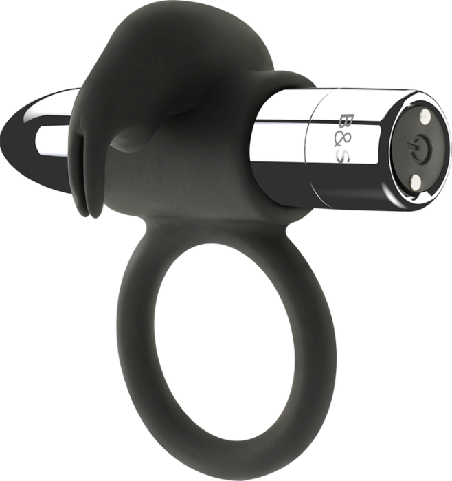 BLACK&SILVER - BURTON ANILLO RECARGABLE 10 MODOS VIBRACIÓN BLACK&SILVER - BURTON ANILLO RECARGABLE 10 MODOS VIBRACIÓN