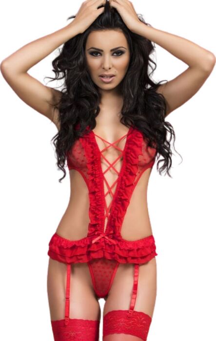 Body Chilirose CR 3086 Rot S/M - Sinnliche Eleganz