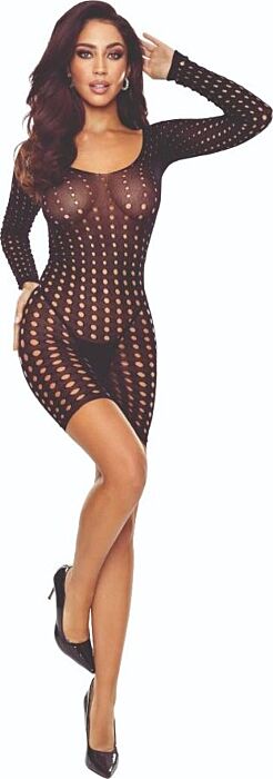 Bodystocking PASSION BS110 Schwarz Sexy Look Bodystocking PASSION BS110 Schwarz Sexy Look