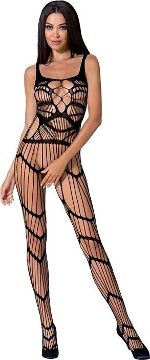 Bodystocking PASSION WOMAN BS058 Netz-Body mit Öffnung Bodystocking PASSION WOMAN BS058 Netz-Body mit Öffnung