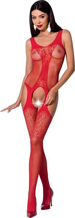 Bodystocking Passion Woman BS072 Rotes Design