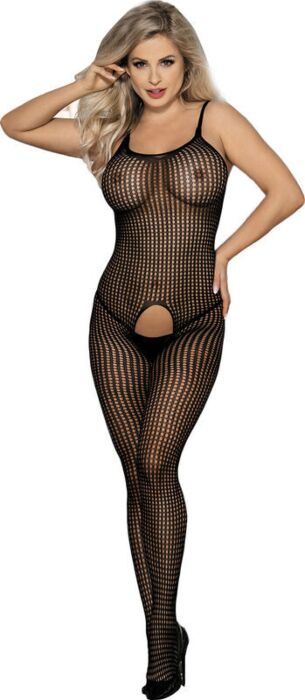Bodystocking SUBBLIME Crotchless Schwarz Eleganz
