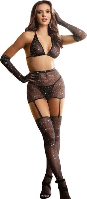 Bodystocking SUBBLIME 952174 Rejilla mit Guanten