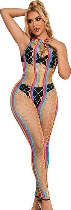 Bodystocking SUBBLIME 952358 Regenbogen XS/M