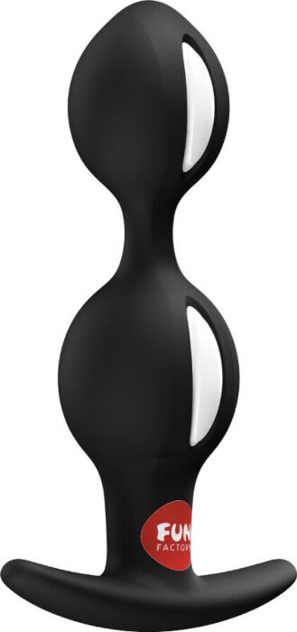 Analplug FUN FACTORY B-BALLS DÚO Schwarz - Lust pur!