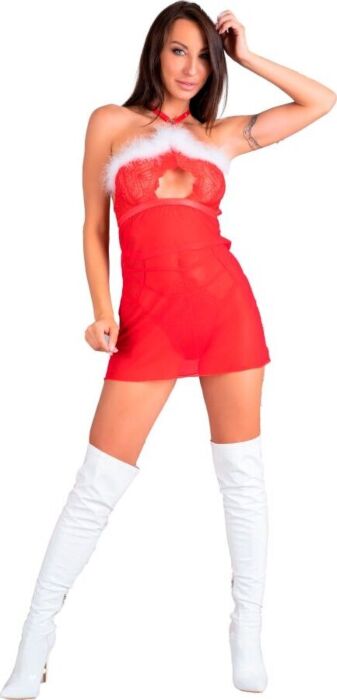 Lingerie Livco Corsetti Santas Candy Rot Sexy