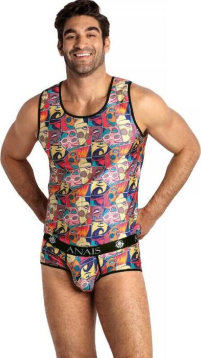 Lingerie ANAIS MEN COMICS TOP S - Sexy Design Lingerie ANAIS MEN COMICS TOP S - Sexy Design