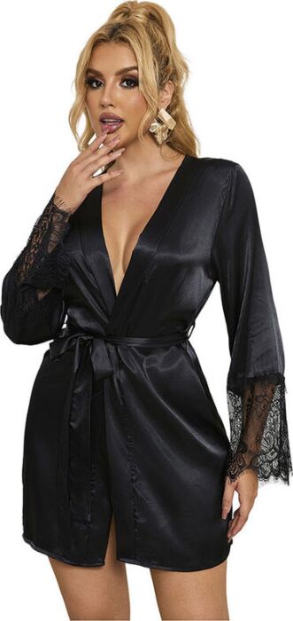 Camison de Encaje SUBBLIME L/XL Elegancia Negra Camison de Encaje SUBBLIME L/XL Elegancia Negra