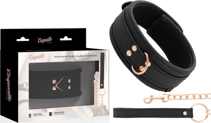 BDSM Collar Coquette Chic Desire Vegan Leder