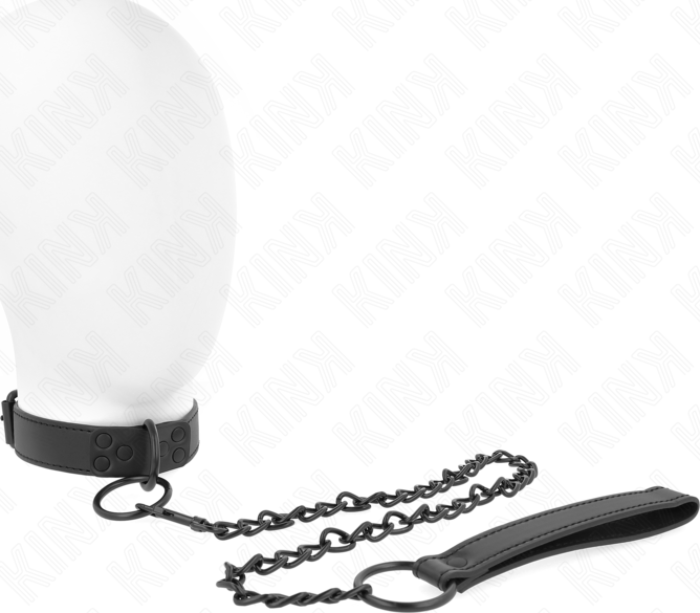 BDSM Collar KINK 65 cm Dunkel Verstellbar