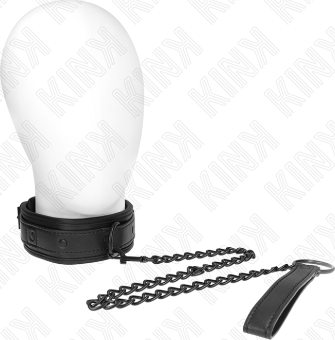 BDSM Collar KINK 78 cm Neopren mit Leine