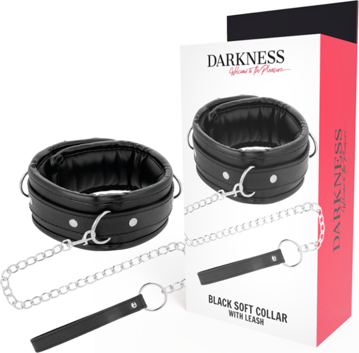 Bondage Collar DARKNESS - Acolchado y Ajustable Bondage Collar DARKNESS - Acolchado y Ajustable