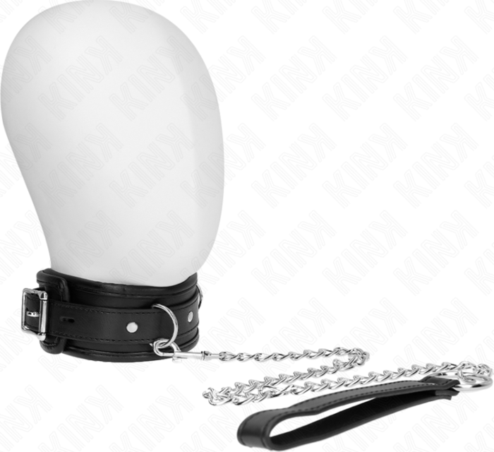 BDSM Collar KINK Basic 65 cm mit Leine