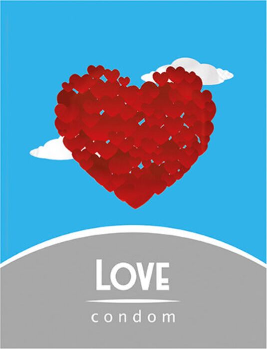 Kondom Dildos Assorted LOVE – einzelnverpackt