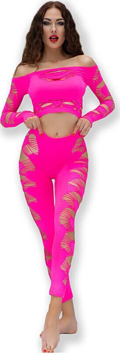 Lingerie Chilirose CR 4632 Fuchsia Komfort Set