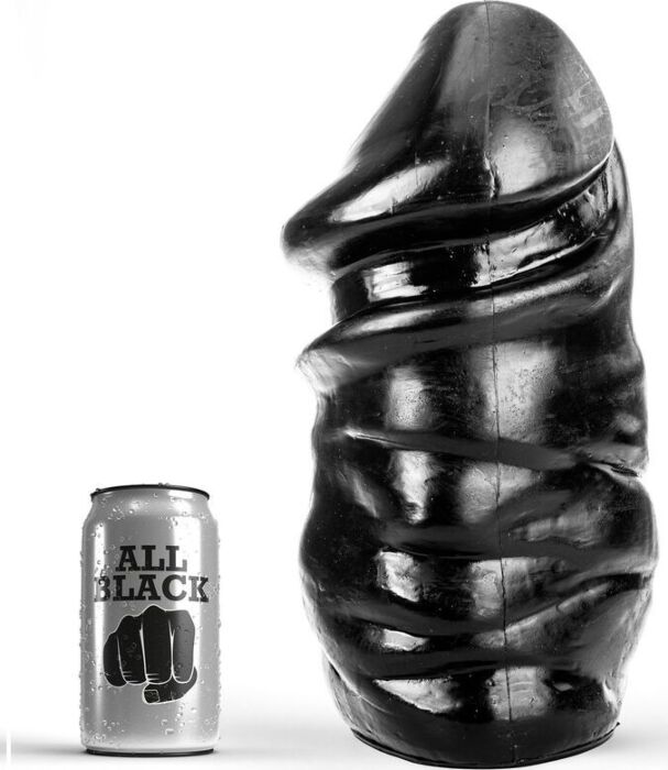 Anal-Dildo ALL BLACK 33 cm komplett einführbar