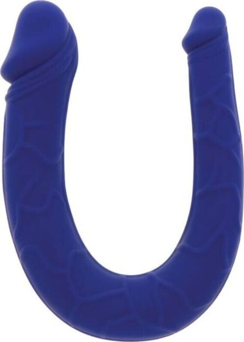 Consolador Doble Azul "Doble Diversión Consolador Doble Azul "Doble Diversión