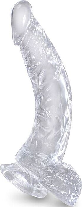 Realistischer Dildo KING COCK Clear 16,5 cm